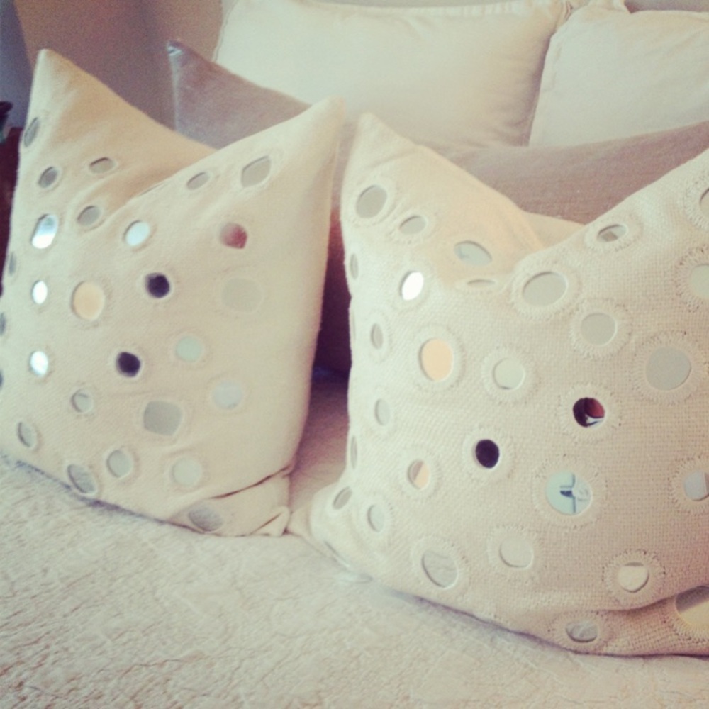John Robshaw Sheesha Mirror Pillows (x2)